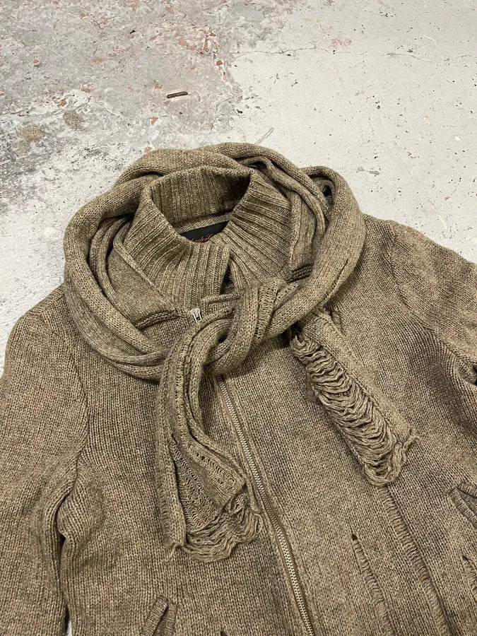 AW2006 Undercover Guruguru Tentacles Beige Knit Sweater fhsfjIr 6