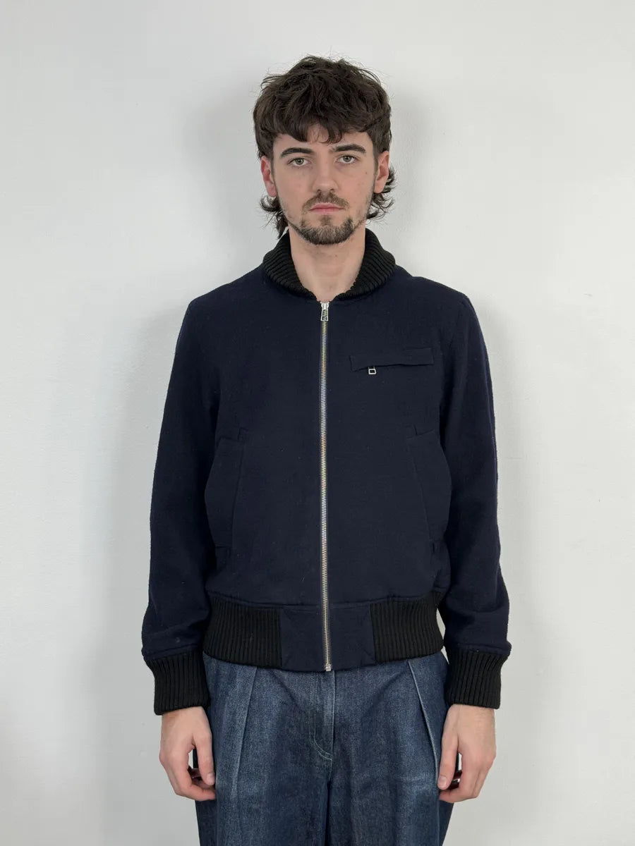 AW2007 Acne Studios Navy Wool Jacket yErbJKt 2