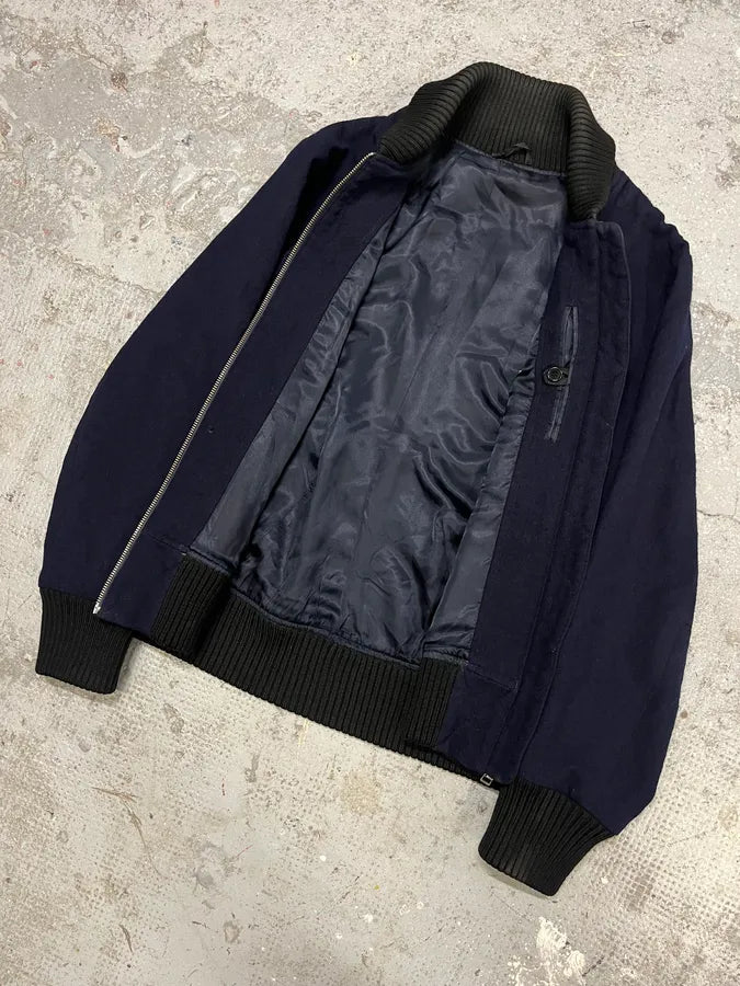 AW2007 Acne Studios Wool Navy Bomber (M) GpeXmlN 4