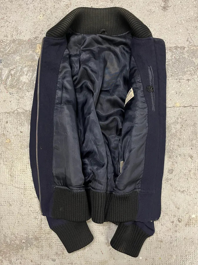 AW2007 Acne Studios Wool Navy Bomber (M) GpeXmlN 5