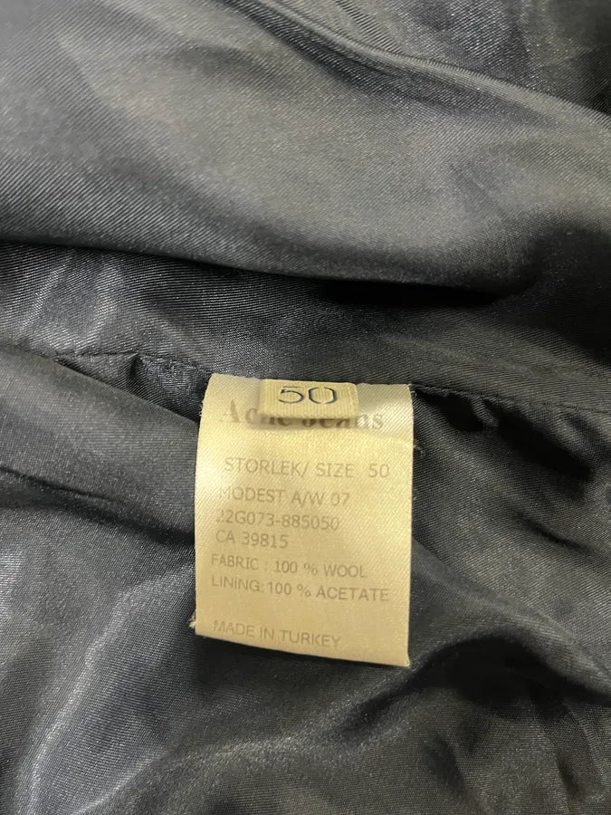 AW2007 Acne Studios Wool Navy Bomber (M) GpeXmlN 8