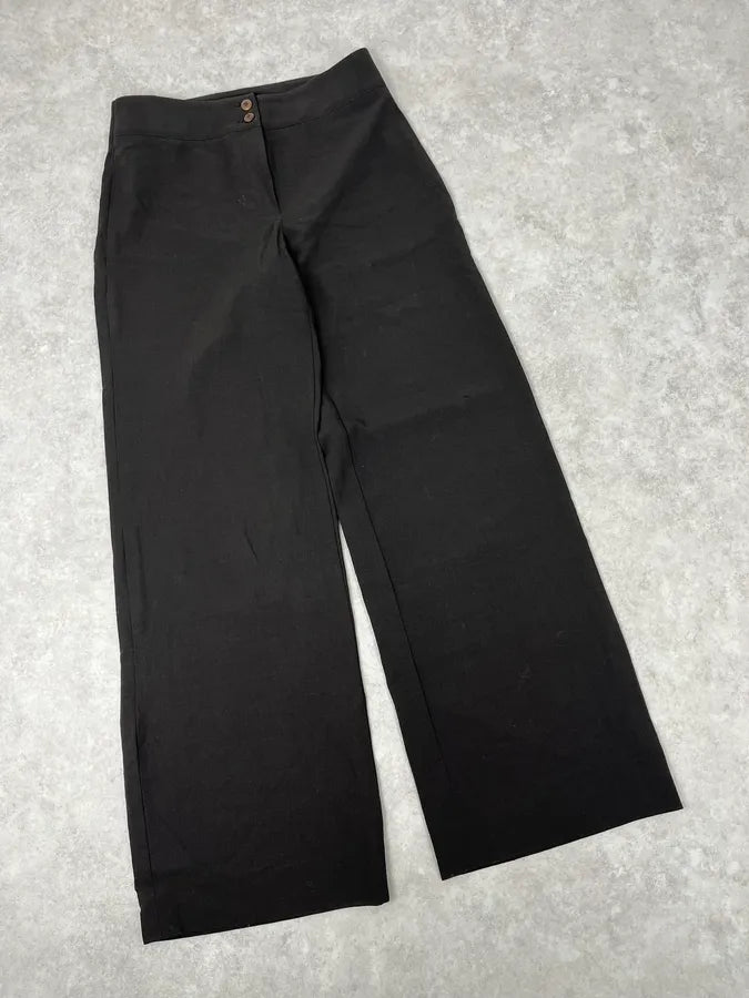 AW2007 Armani Collezioni Black Cozy Light Pants HtQsZNY 4