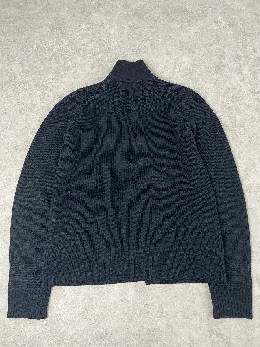 AW2007 Balenciaga Officier Black Cardigan by Nicolas Ghesquière HikEHun 6