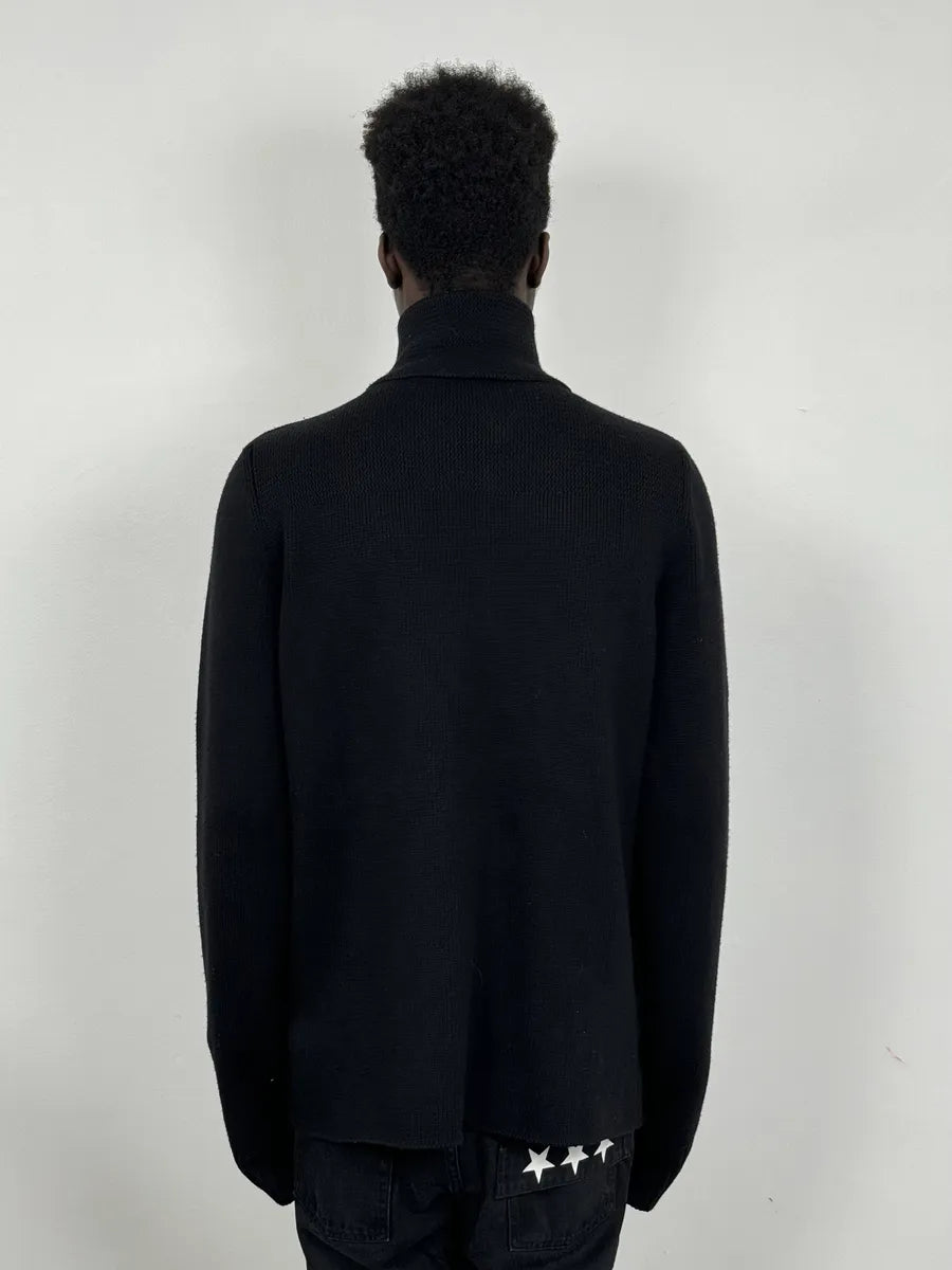 AW2007 Balenciaga Officier Black Cardigan by Nicolas Ghesquière HikEHun 2