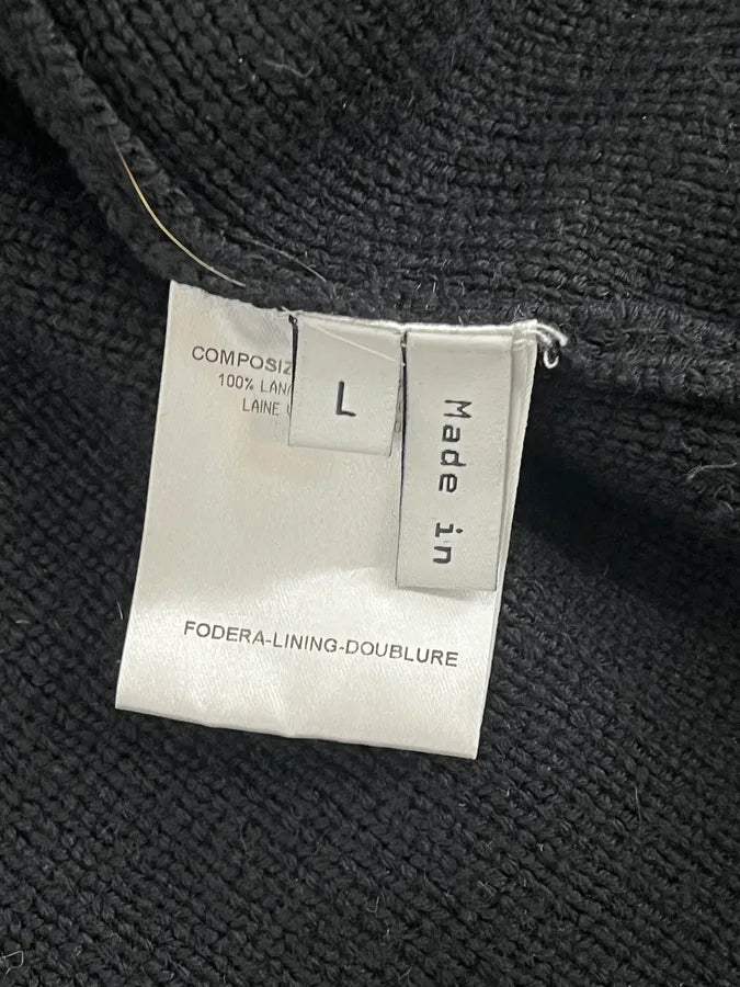 AW2007 Balenciaga Officier Black Cardigan by Nicolas Ghesquière HikEHun 10