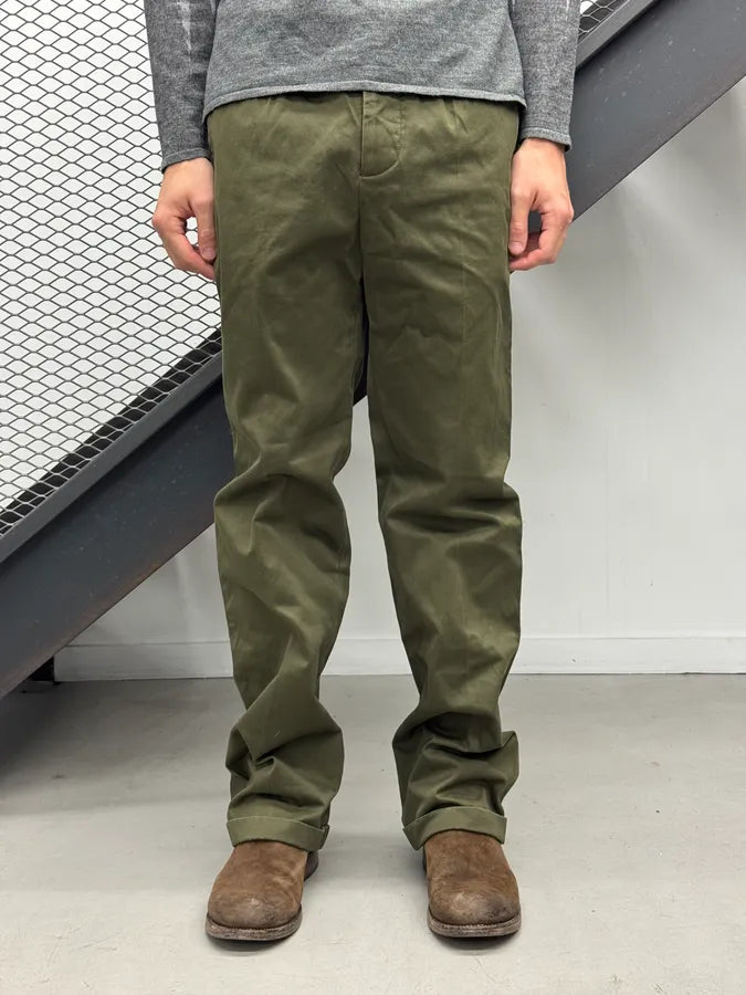 AW2007 Balenciaga Olive Chino Pants NPBbsvb 0