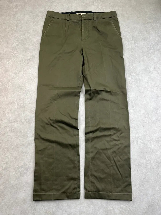 AW2007 Balenciaga Olive Chino Pants NPBbsvb 3