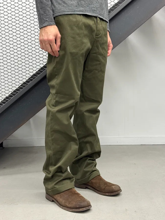 AW2007 Balenciaga Olive Chino Pants NPBbsvb 1
