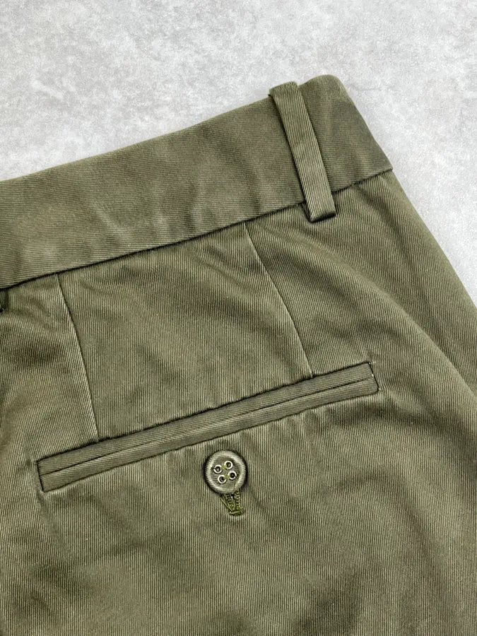 AW2007 Balenciaga Olive Chino Pants NPBbsvb 11