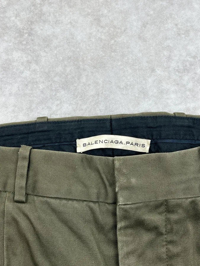 AW2007 Balenciaga Olive Chino Pants NPBbsvb 10