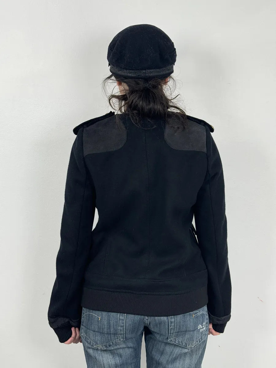 AW2007 Balenciaga University Buttoned Officer Wool Jacket by Nicolas Ghesquiere hsyeUEu 3