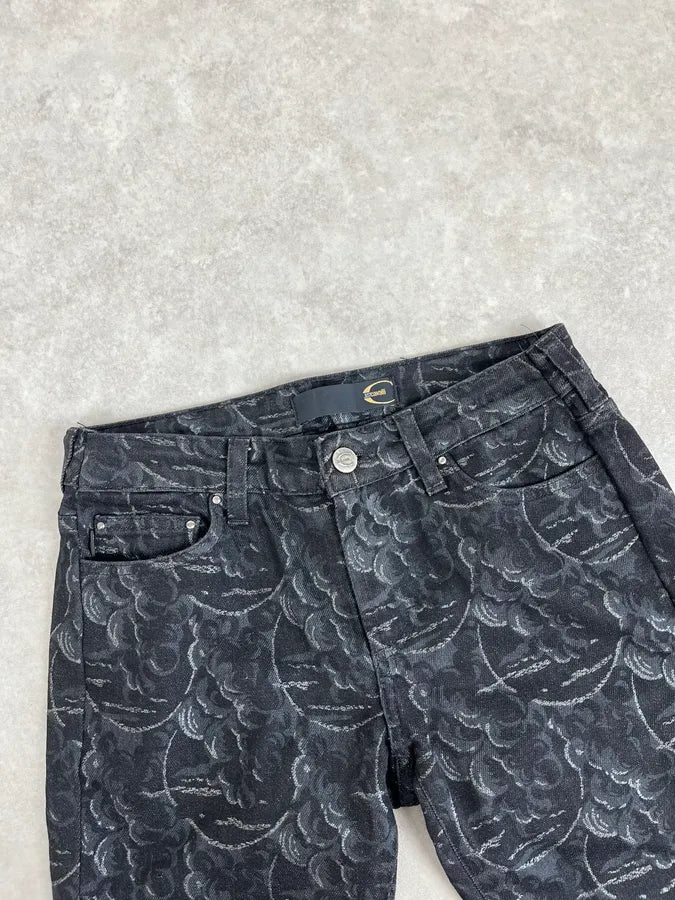 AW2007 Cavalli Black Clouds Slim Denim Jeans RoqCLak 5