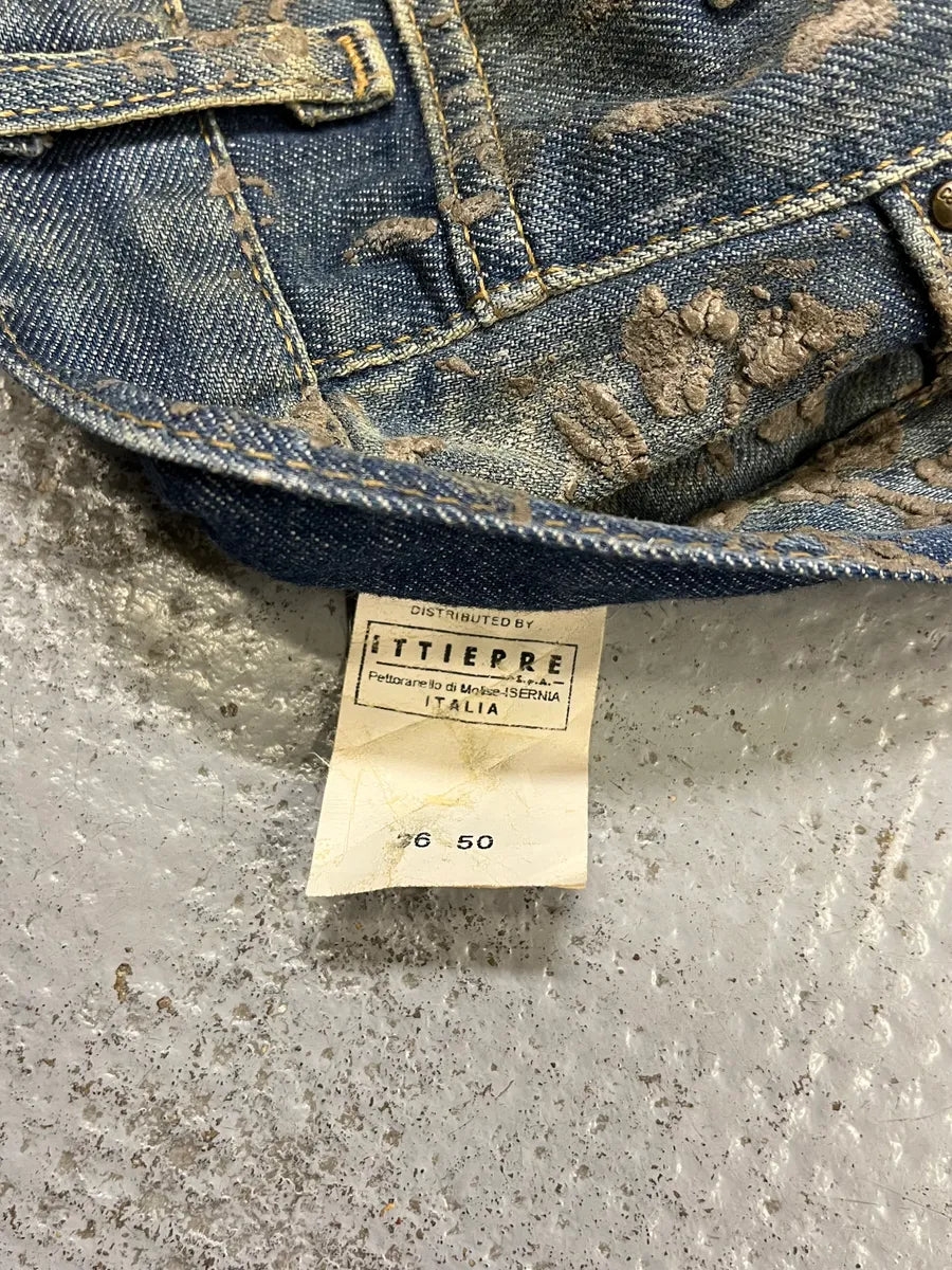 AW2007 Cavalli Blue Denim Gold Embellished Jeans ucOHBAS 11