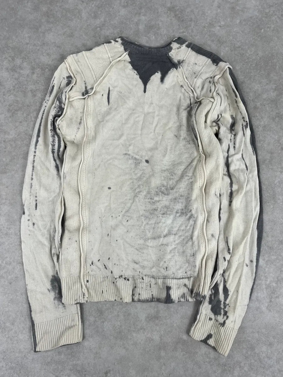 AW2007 Cavalli Grey Overprint Sweater xeDbzoQ 5