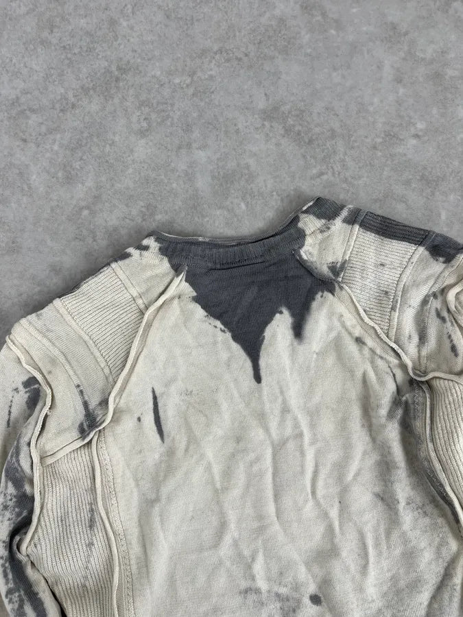 AW2007 Cavalli Grey Overprint Sweater xeDbzoQ 6