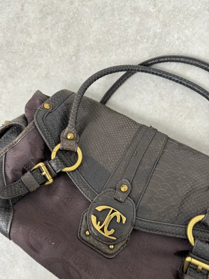 AW2007 Cavalli Propaganda Brown Python Leather Bag HugJrum 4