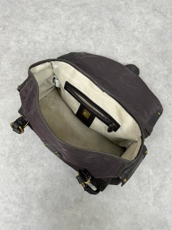 AW2007 Cavalli Propaganda Brown Python Leather Bag HugJrum 6