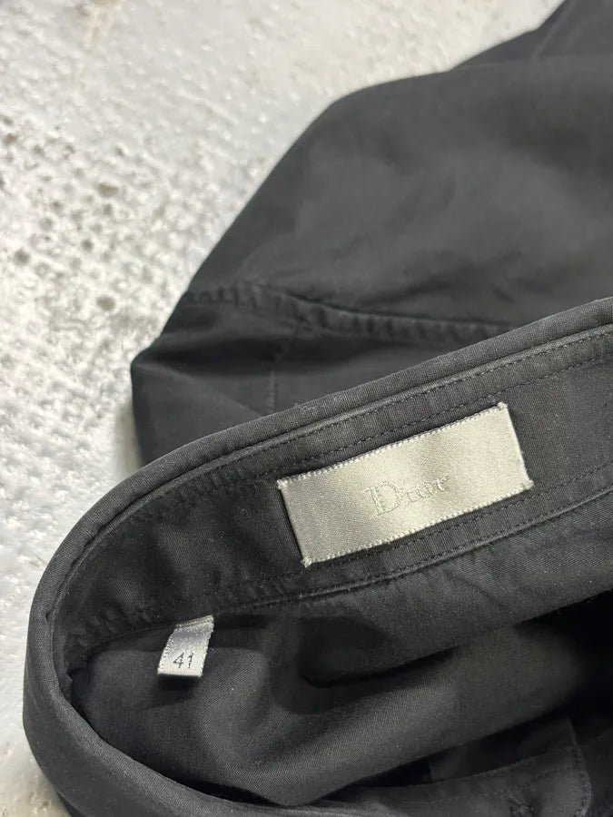 AW2007 Dior Black Minimalist Shirt by Hedi Slimane ZSqgxIv 6