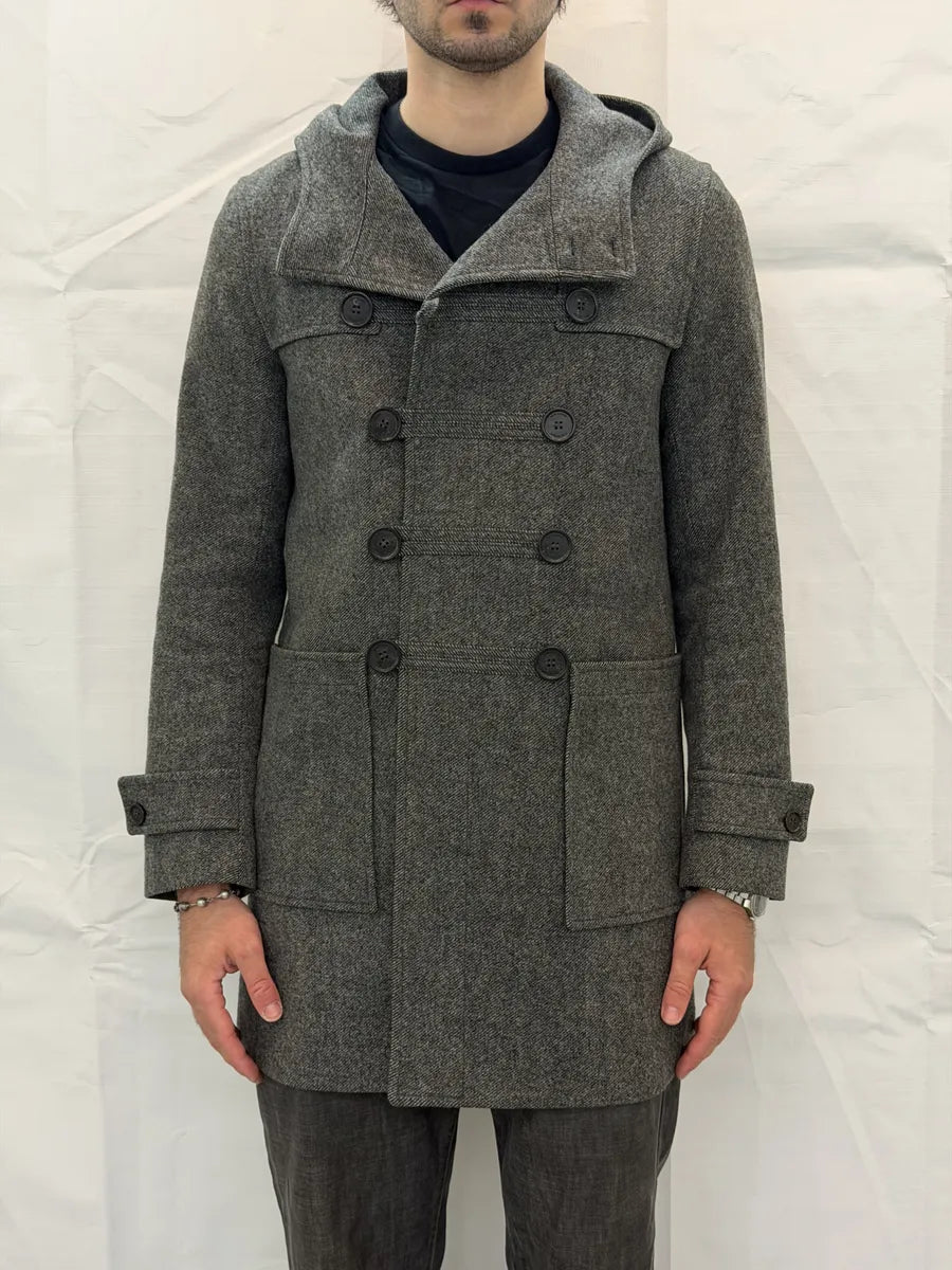 AW2007 Dior Grey Toggle Wool Long Coat by Hedi Slimane JhBfCJC 1