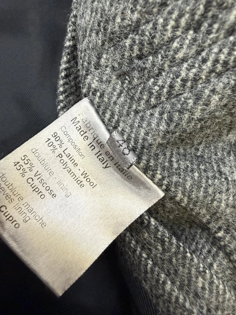 AW2007 Dior Grey Toggle Wool Long Coat by Hedi Slimane JhBfCJC 11
