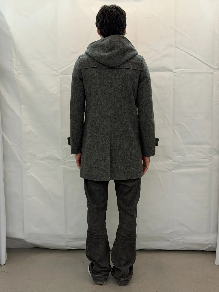 AW2007 Dior Grey Toggle Wool Long Coat by Hedi Slimane JhBfCJC 2