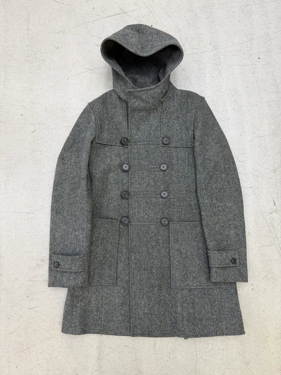 AW2007 Dior Grey Toggle Wool Long Coat by Hedi Slimane JhBfCJC 4