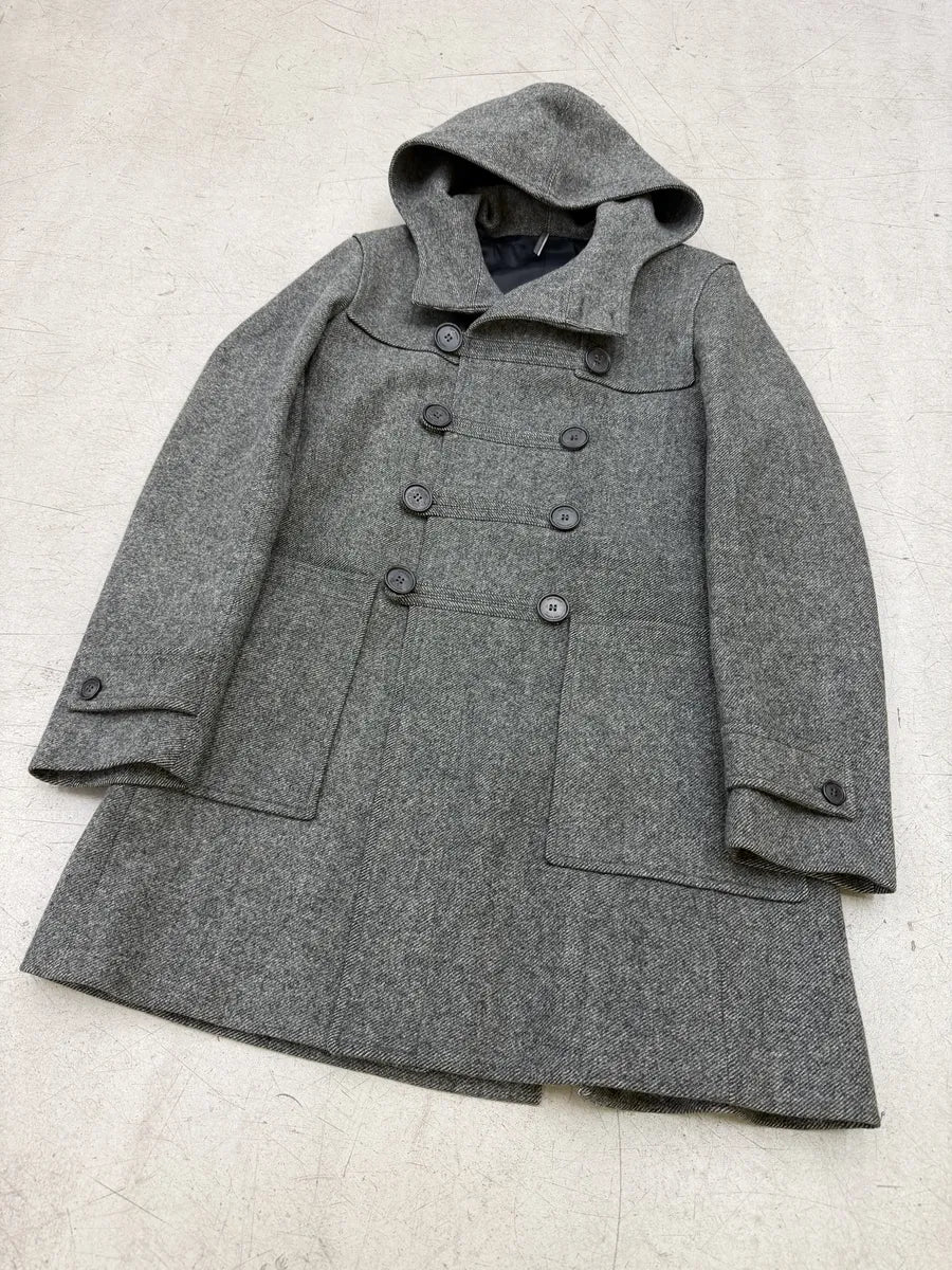 AW2007 Dior Grey Toggle Wool Long Coat by Hedi Slimane JhBfCJC 7
