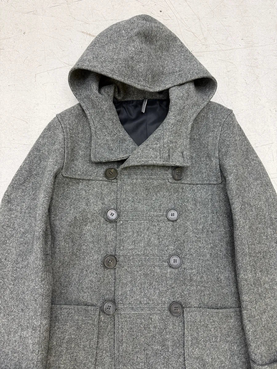 AW2007 Dior Grey Toggle Wool Long Coat by Hedi Slimane JhBfCJC 8