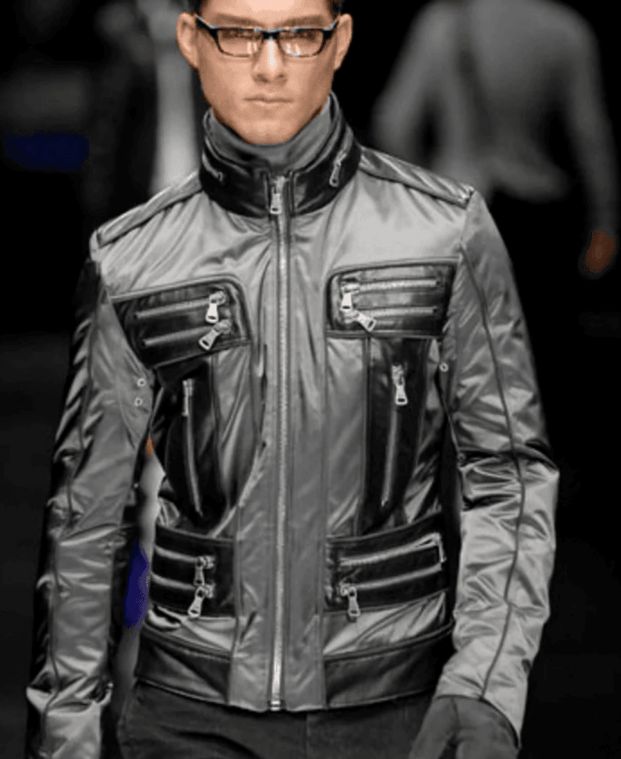 AW2007 Dolce & Gabbana Black Multi Zips Biker Jacket aNWtDuU 1