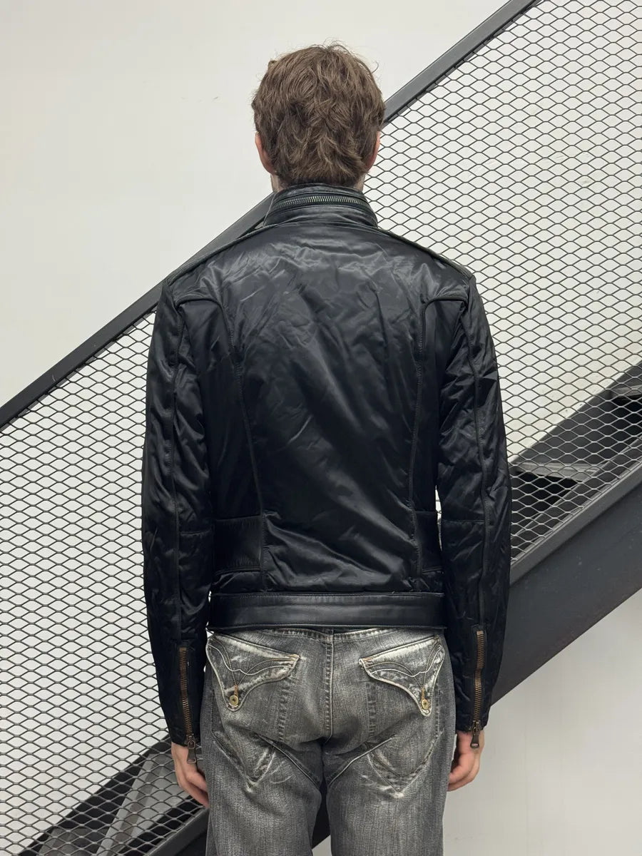 AW2007 Dolce & Gabbana Black Multi Zips Biker Jacket aNWtDuU 4