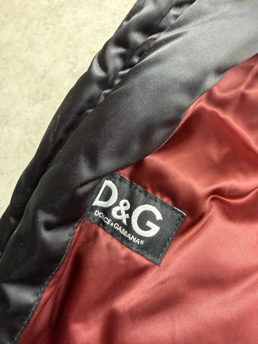 AW2007 Dolce & Gabbana Black Multi Zips Biker Jacket aNWtDuU 9