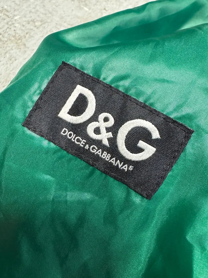 AW2007 Dolce & Gabbana Black Nylon Bomber Jacket SjnbQoq 4