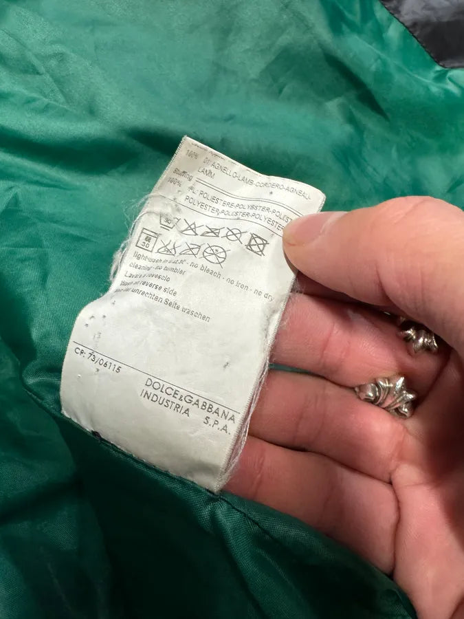 AW2007 Dolce & Gabbana Black Nylon Bomber Jacket SjnbQoq 8