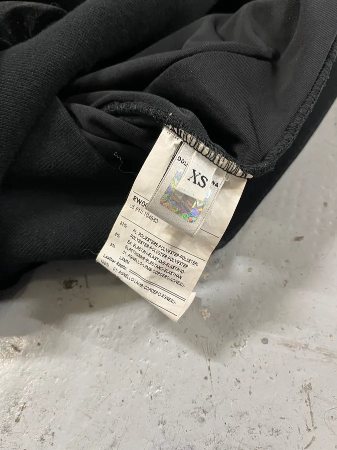 AW2007 Dolce & Gabbana Black Velvet Metallic Zip Hoodie yCssaLu 8