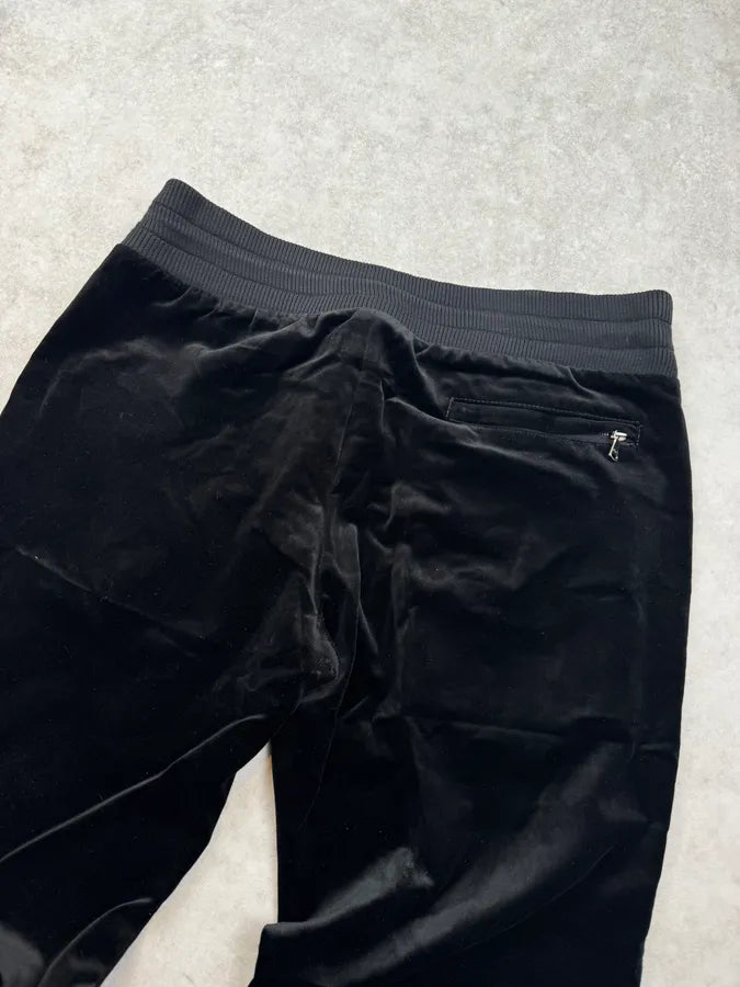 AW2007 Dolce & Gabbana Black Velvet Relax Sweatpants TShrkzj 6