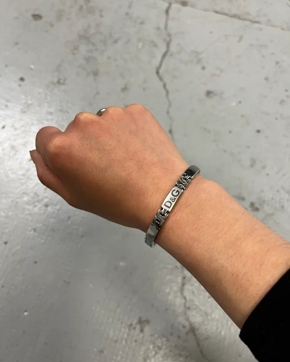 AW2007 Dolce & Gabbana Grey Metal Link Bracelet uaDdAcj 0