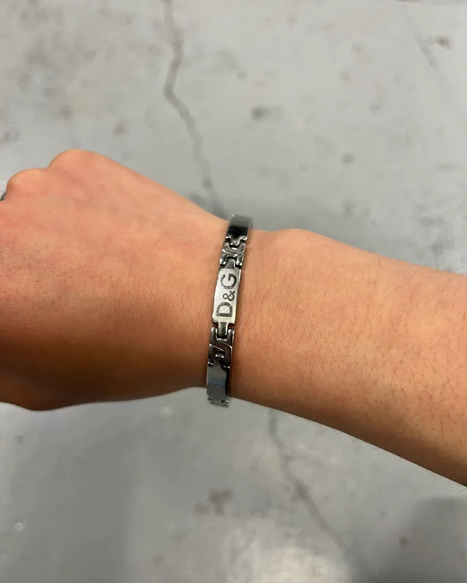 AW2007 Dolce & Gabbana Grey Metal Link Bracelet uaDdAcj 2