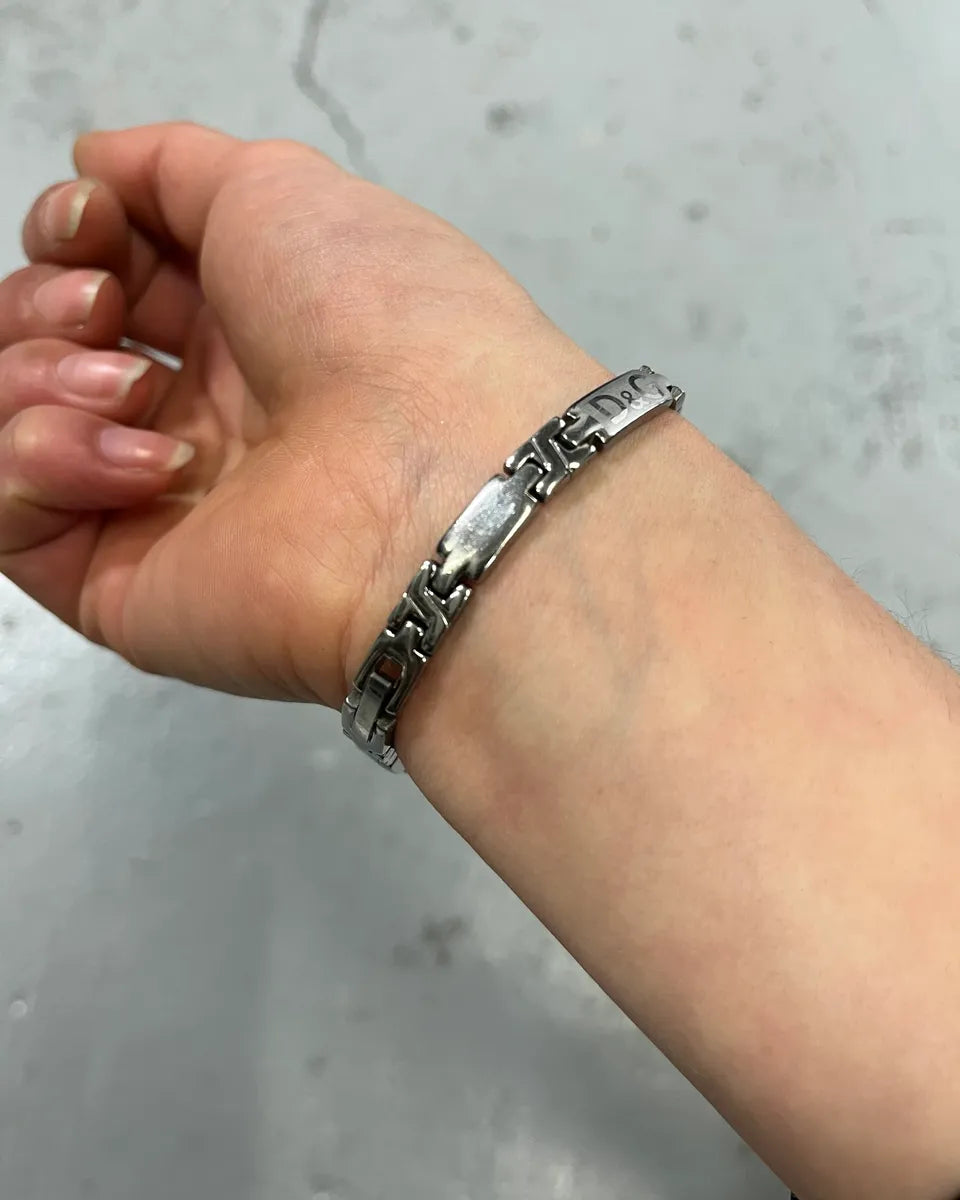AW2007 Dolce & Gabbana Grey Metal Link Bracelet uaDdAcj 3