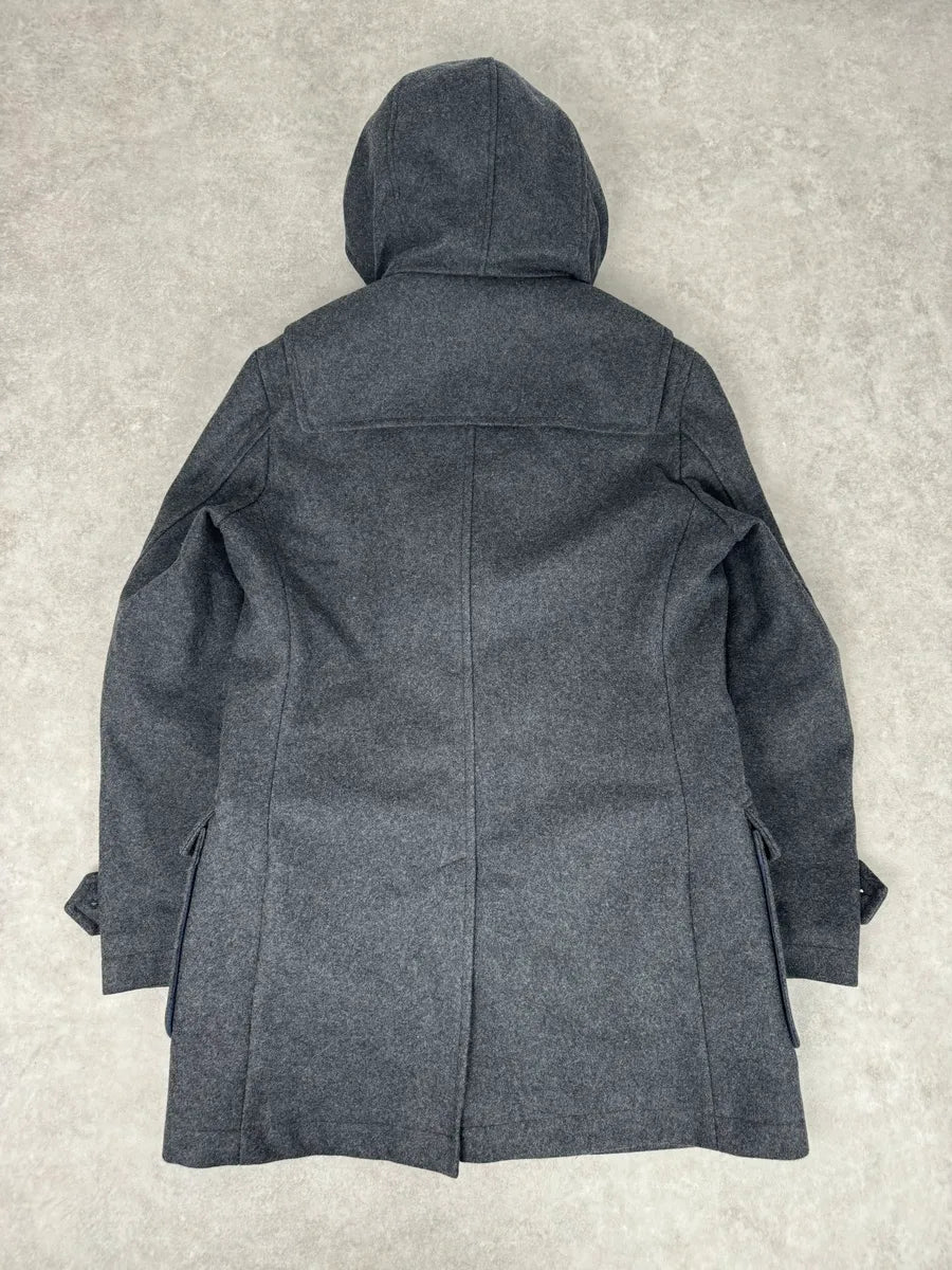 AW2007 Dolce & Gabbana Montgomery Grey Wool Hooded Long Coat uuNTmly 1