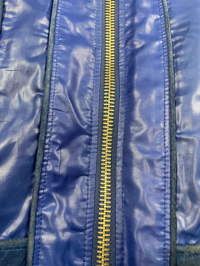 AW2007 Dolce & Gabbana Multi-Zip Blue Utility Jacket (M) mfnunsY 10