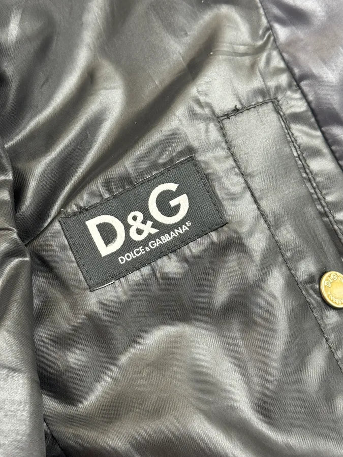 AW2007 Dolce & Gabbana Purple Dark Quilted Puffer Jacket ydNFwVh 9