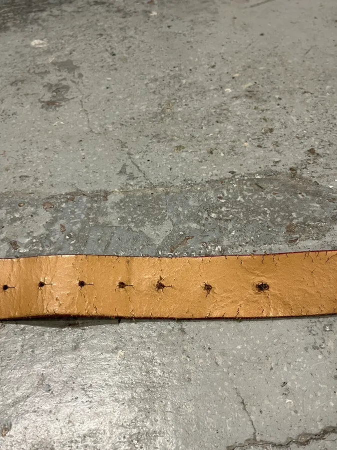 AW2007 Dolce & Gabbana Red Leather Belt RWZMADY 7