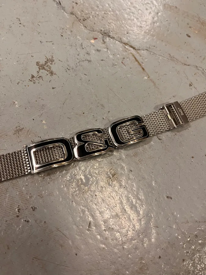 AW2007 Dolce & Gabbana Stainless Steel D&G Bracelet MtTixFy 5