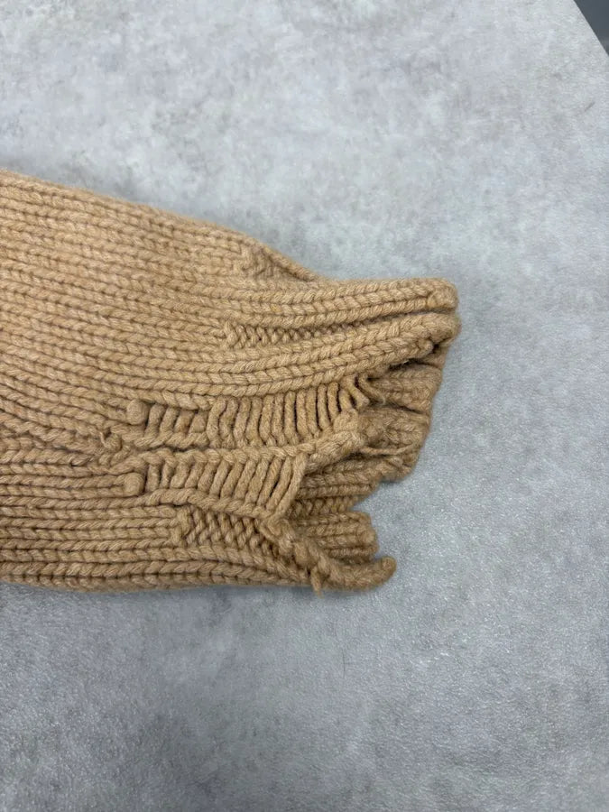 AW2007 Dsquared2 Beige Wool Zip-up Sweater oSfTkiB 7