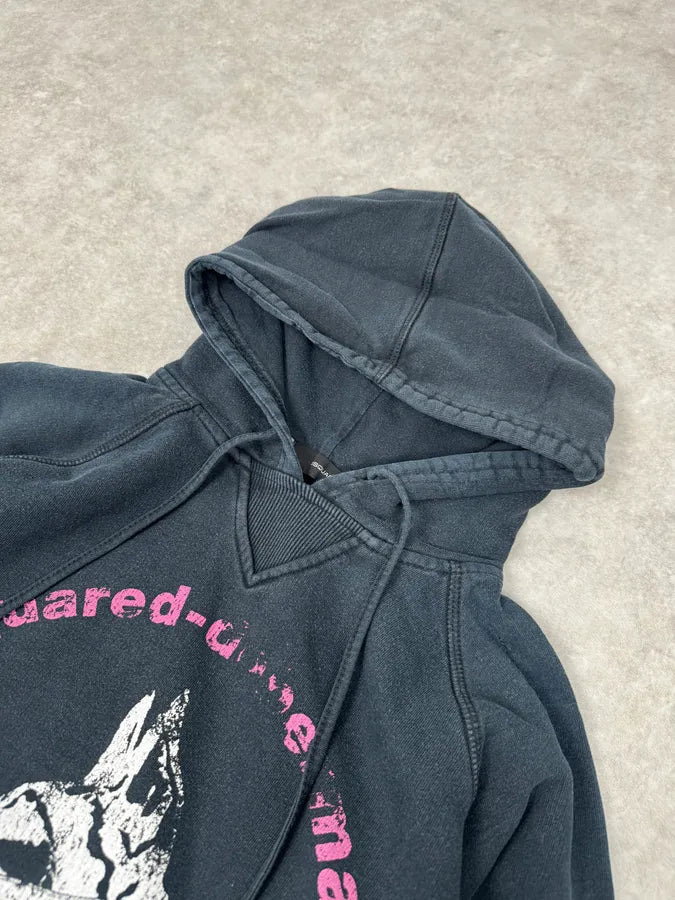 AW2007 Dsquared2 Dobberman Dog Black Hoodie KCNjsSf 4