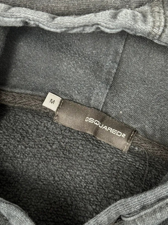 AW2007 Dsquared2 Dobberman Dog Black Hoodie KCNjsSf 9