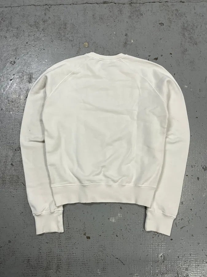 AW2007 Dsquared2 Doberman Print White Crewneck Sweatshirt dzHvTaj 9