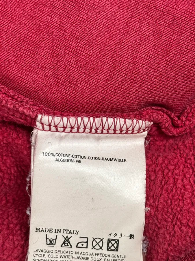 AW2007 Dsquared2 Red « Heart Stronger » Zip-up Hoodie pBWJCYV 11
