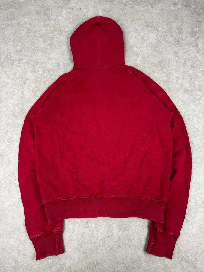 AW2007 Dsquared2 Red « Heart Stronger » Zip-up Hoodie pBWJCYV 3