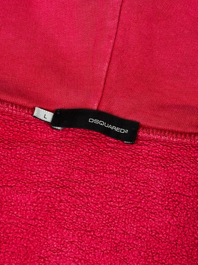 AW2007 Dsquared2 Red « Heart Stronger » Zip-up Hoodie pBWJCYV 9